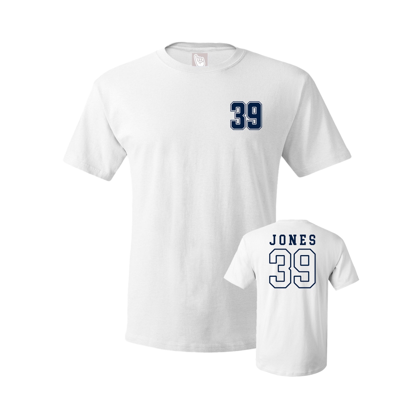 Tee — Chest Back in White