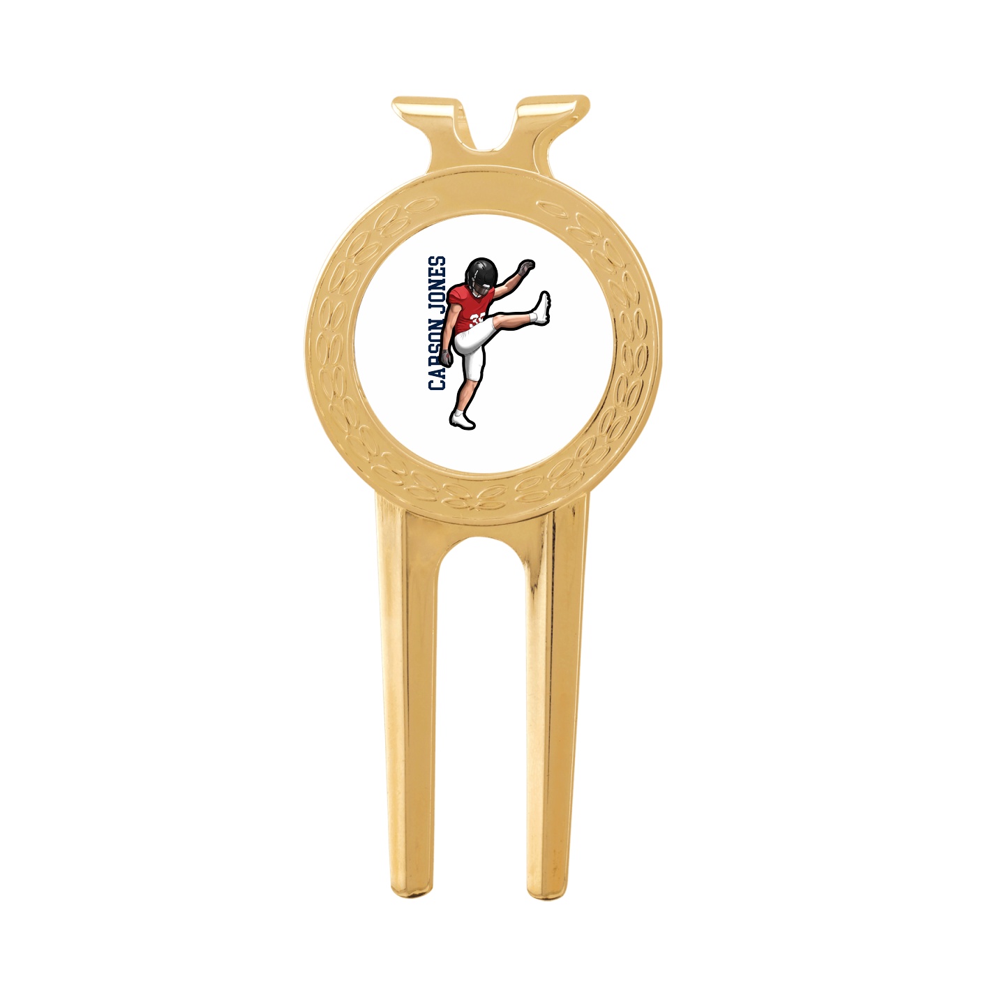 Divot Tool with Ball Marker — Name Vertical in Classic