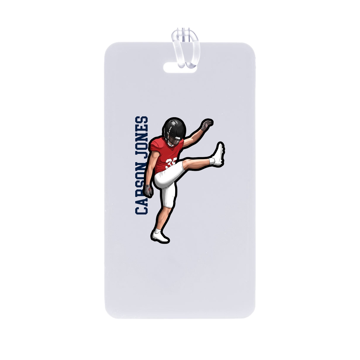 Bag Tag — Name Vertical in Classic