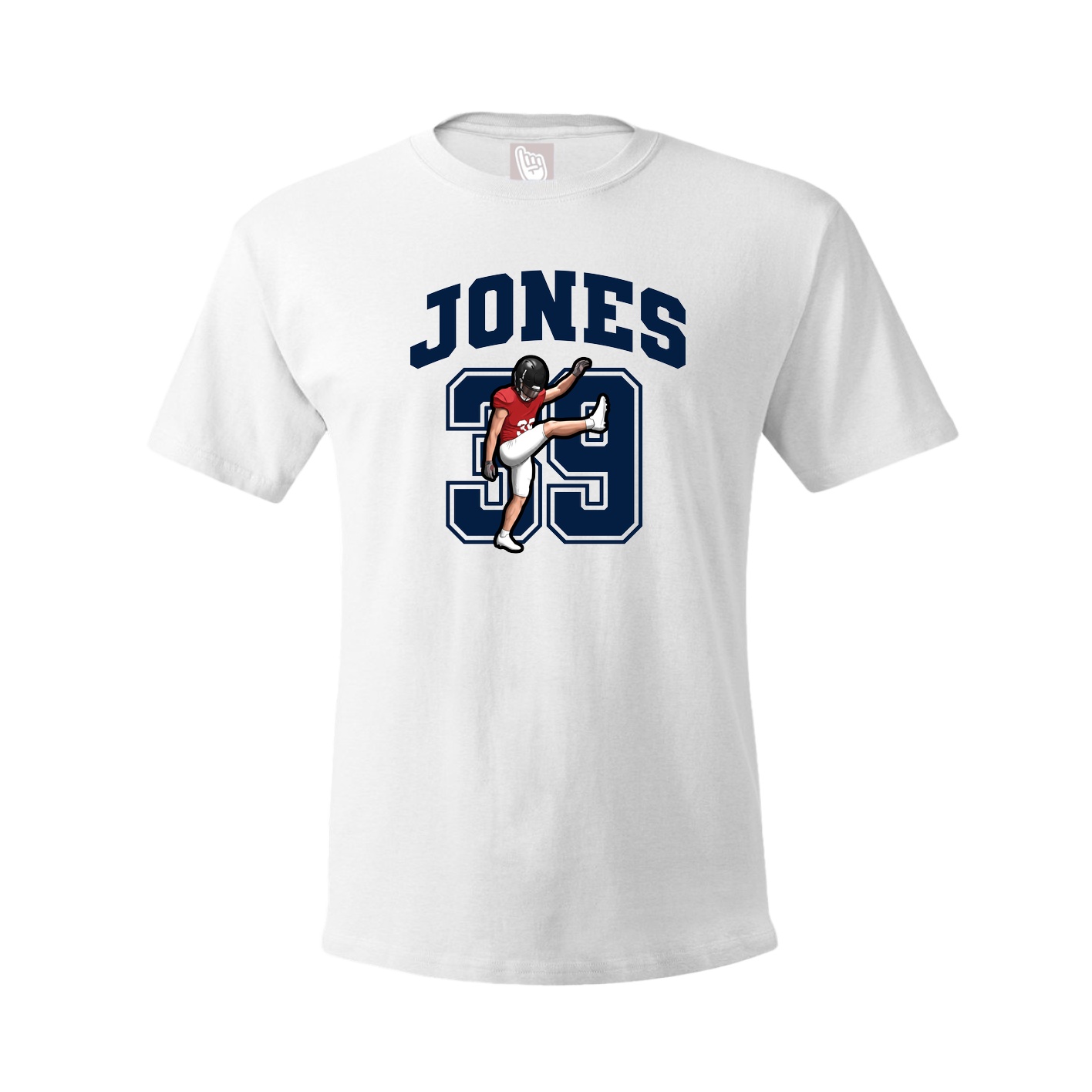 Tee — Number in White