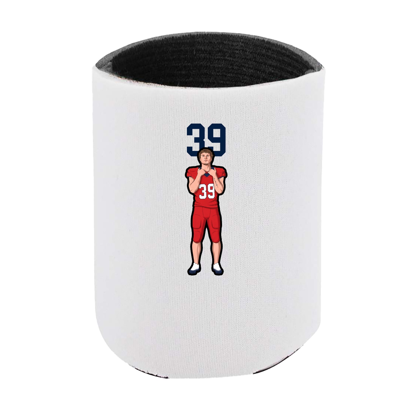 Can Holder — Number Top in White