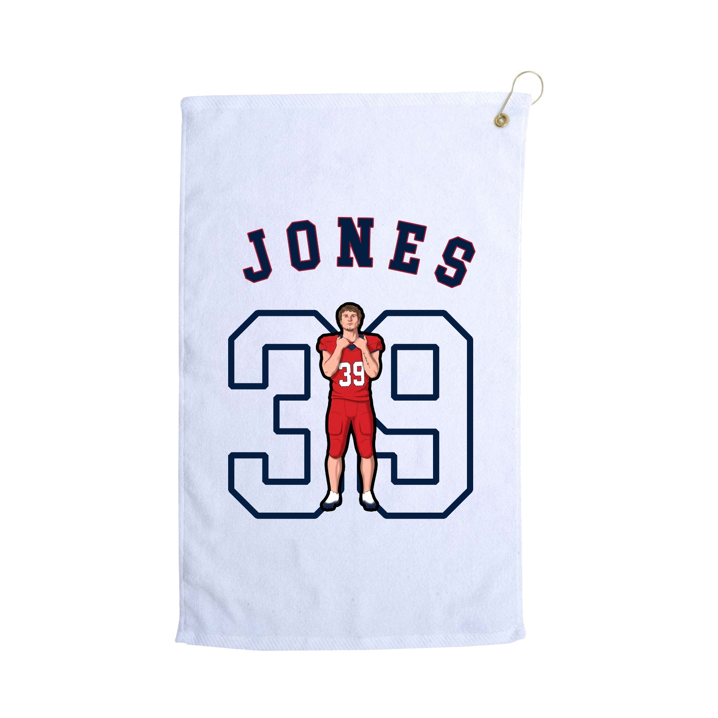 Golf Towel — Shirsey Arch in White