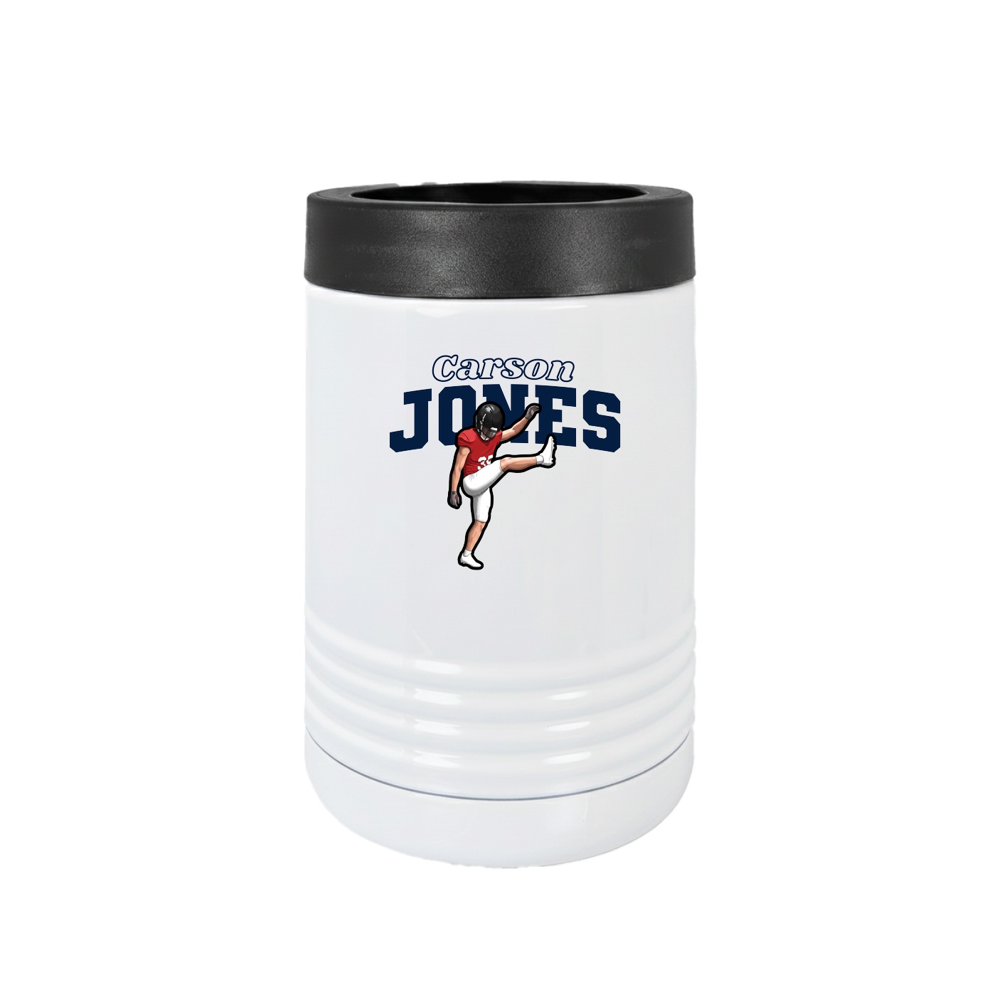 Beverage Holder — Name Arch in White
