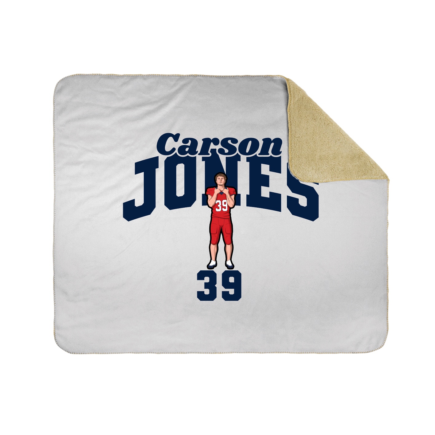 Throw Blanket — Signature Arch in White