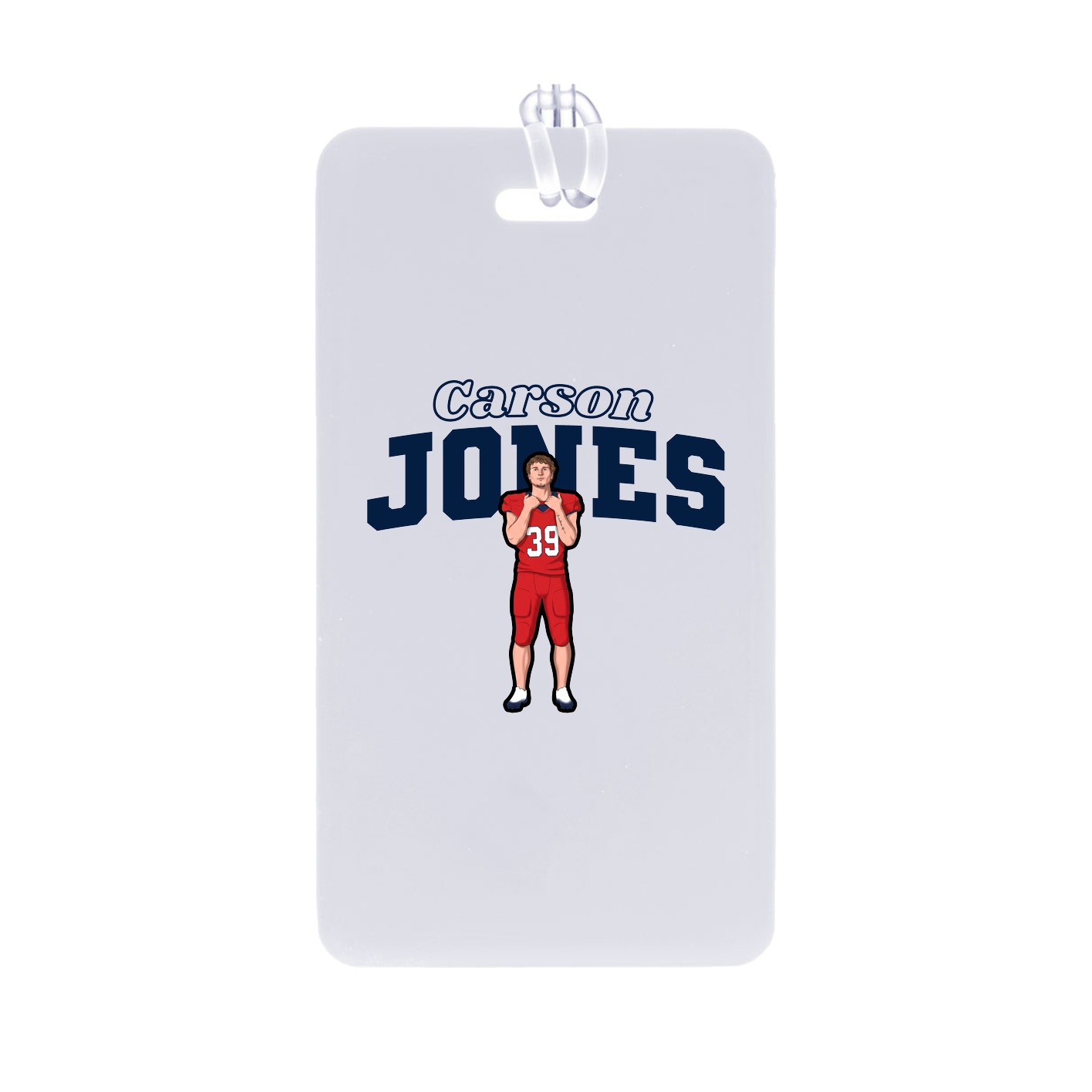 Bag Tag — Name Arch in Classic