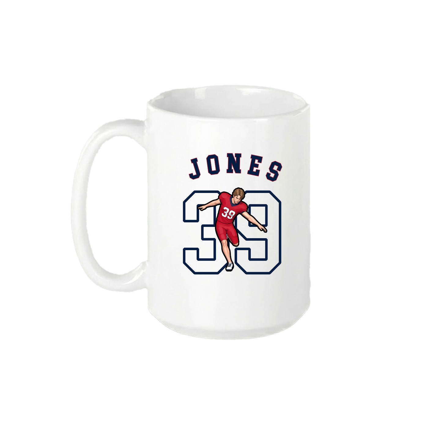 15oz Coffee Mug — Shirsey Arch in White