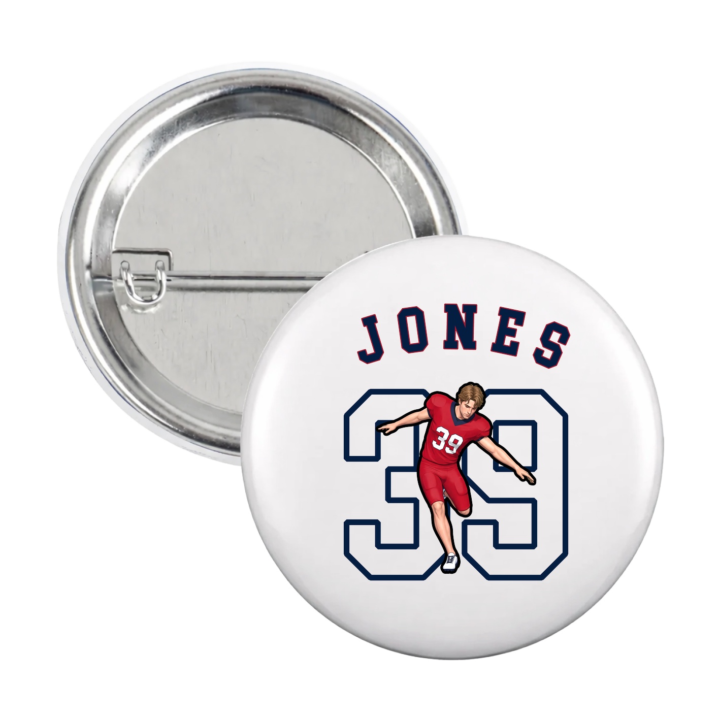 Game Day Button — Shirsey Arch in White