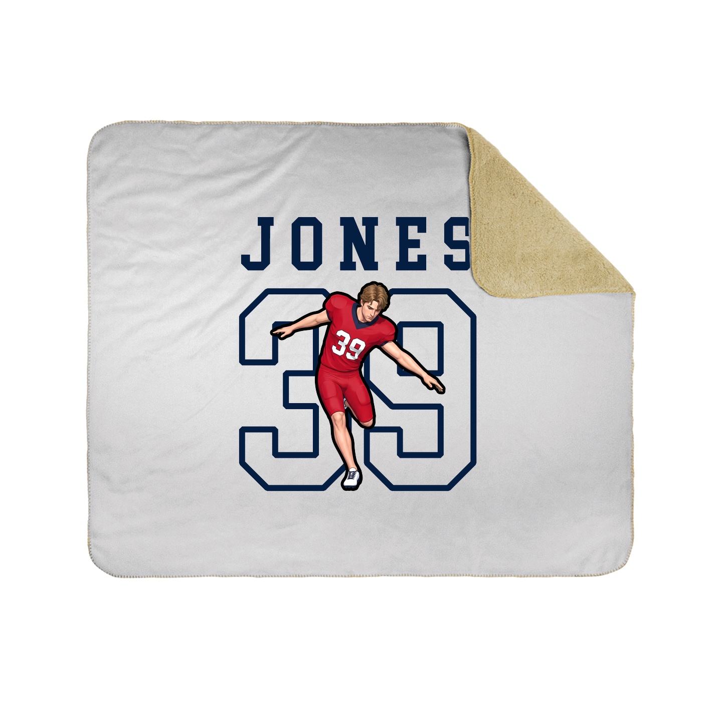 Throw Blanket — Shirsey in White