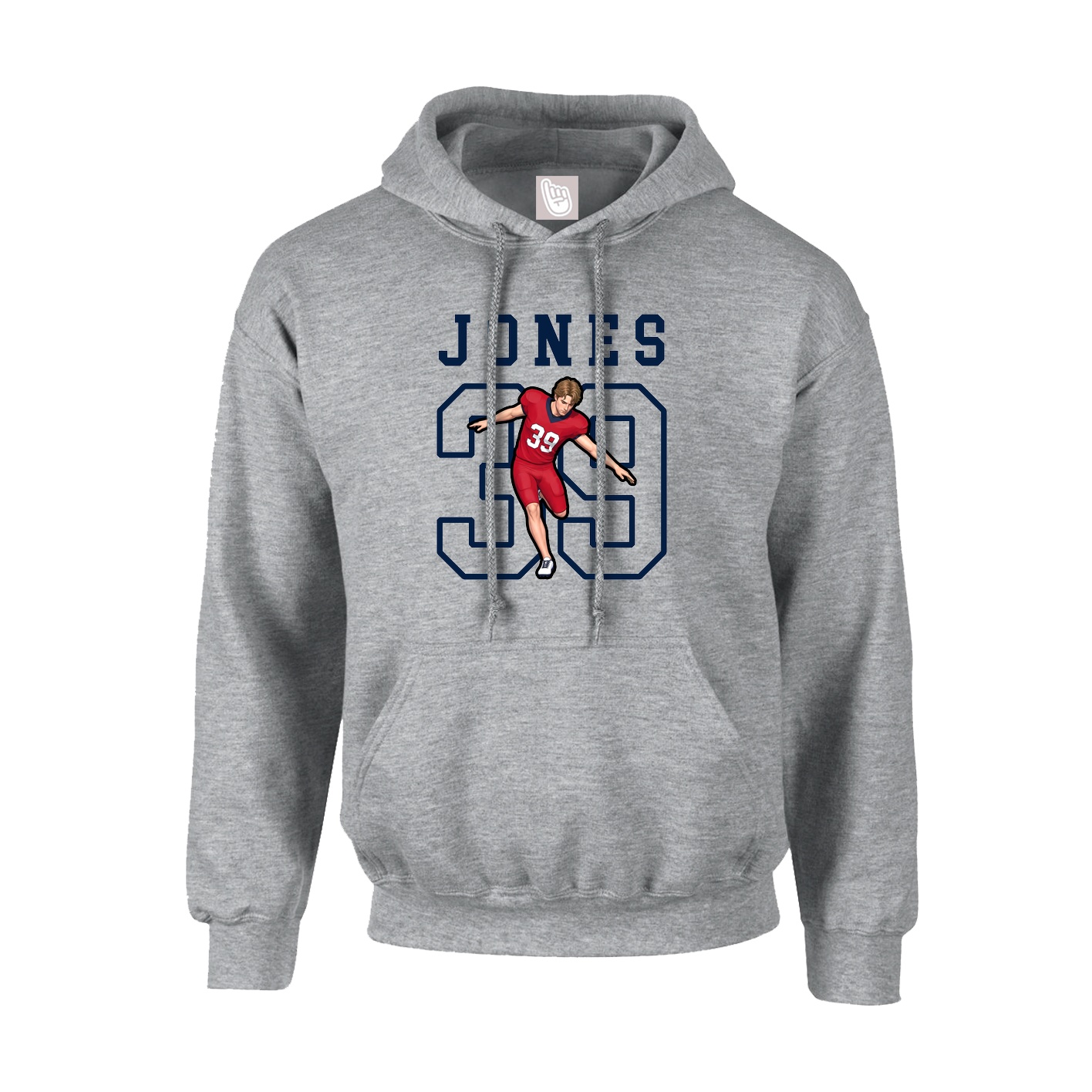 Hoodie — Shirsey in Grey