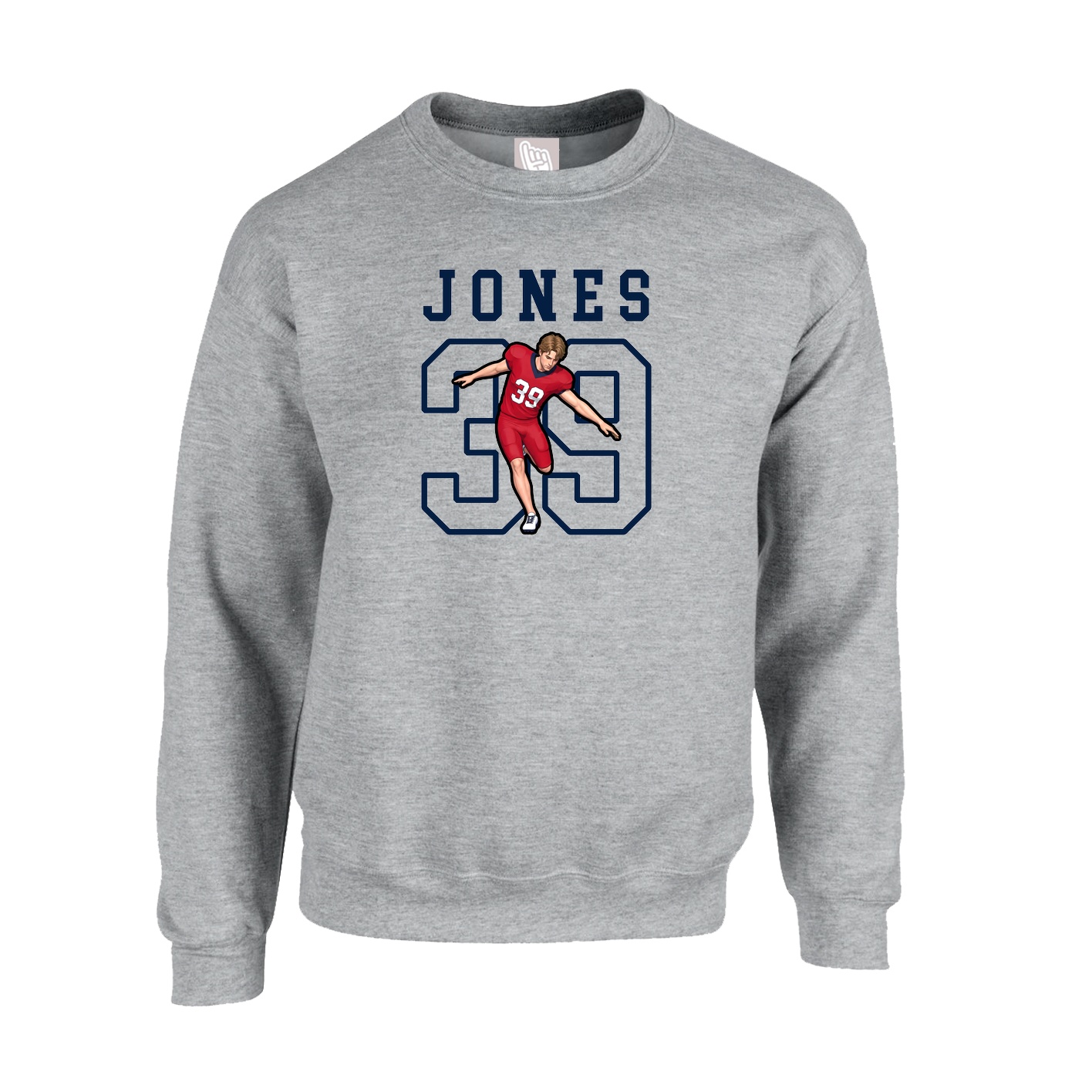 Fleece Crew — Shirsey in Grey