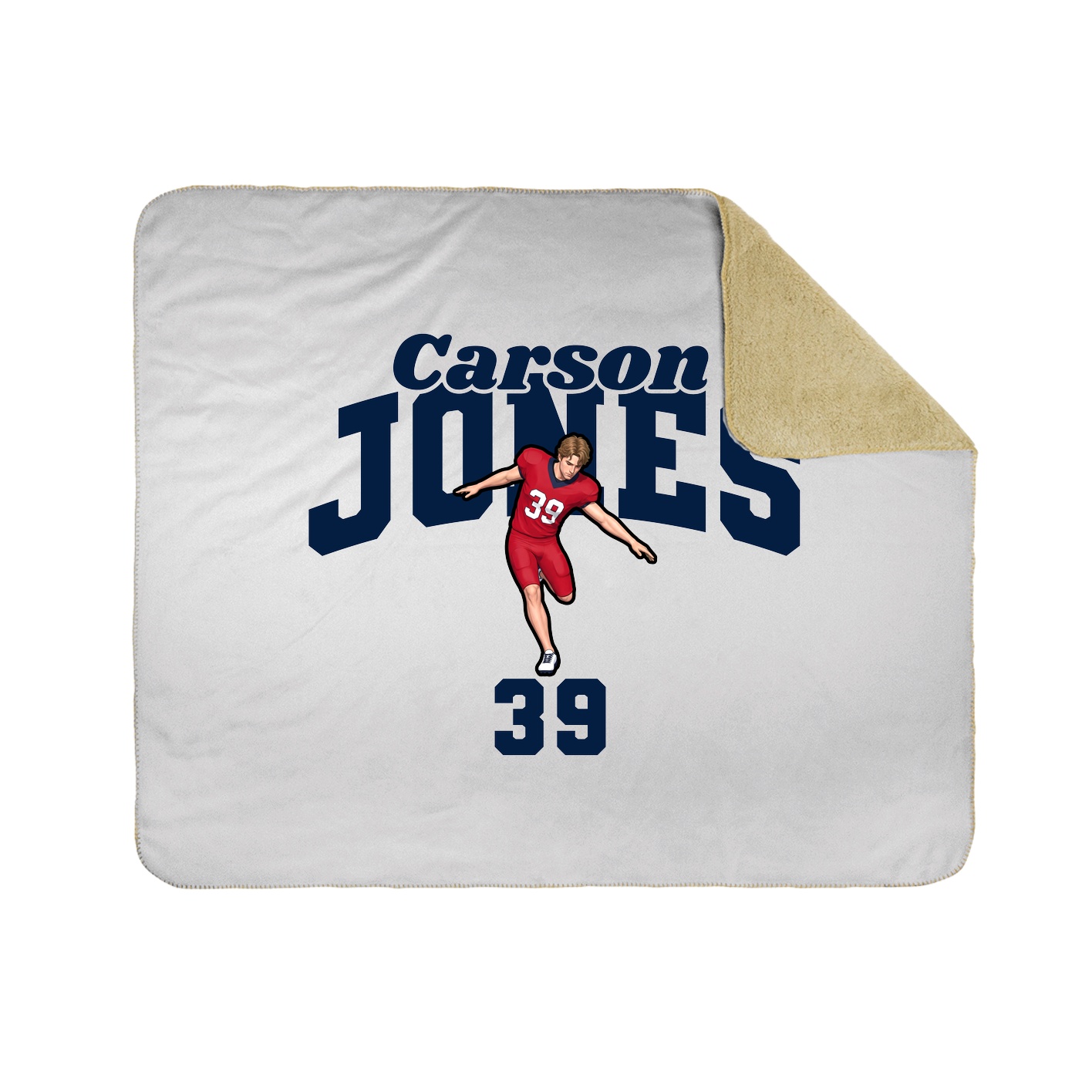 Throw Blanket — Signature Arch in White