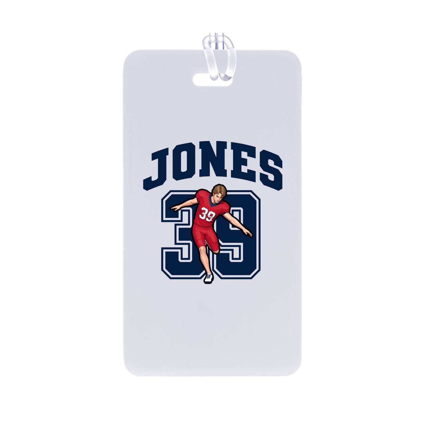 Bag Tag — Number in Classic