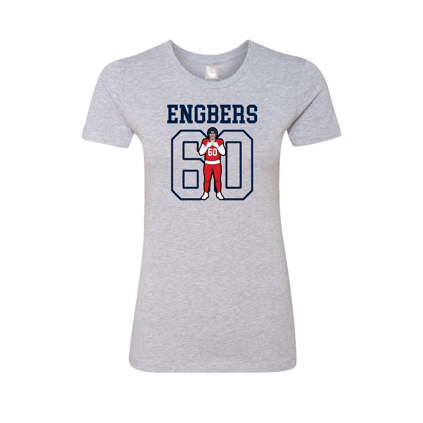 Fitted Women's Tee — Shirsey in Grey