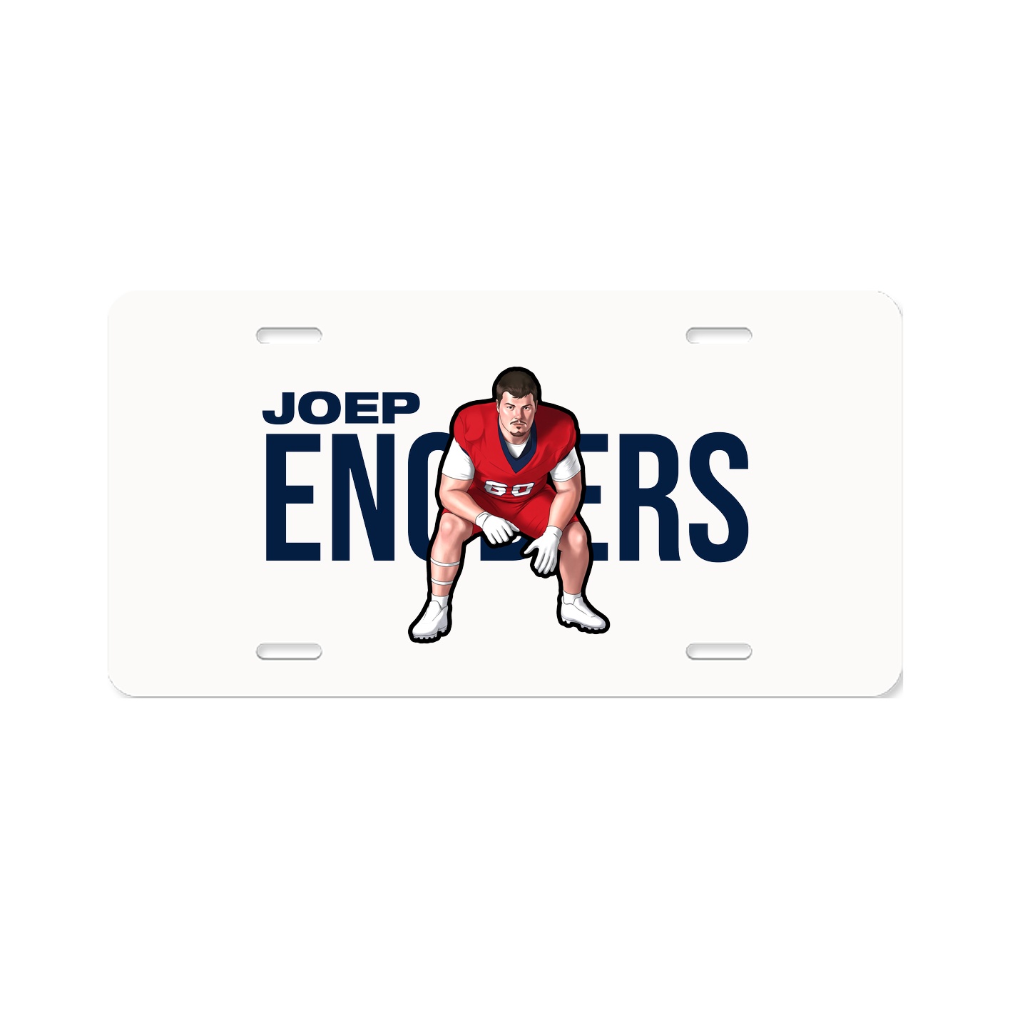 License Plate — Player Name in Classic
