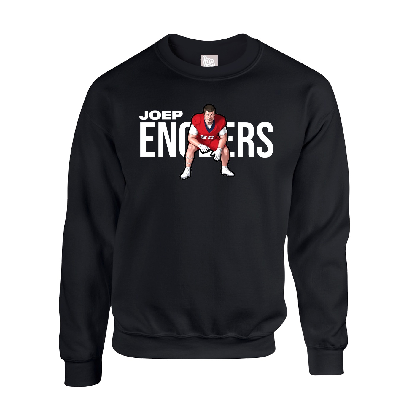 Fleece Crew — Player Name in Black