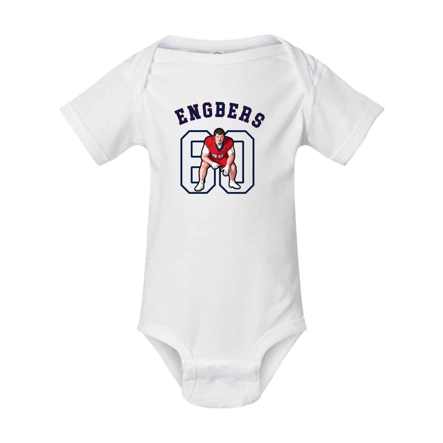 Baby Onesie — Shirsey Arch in White