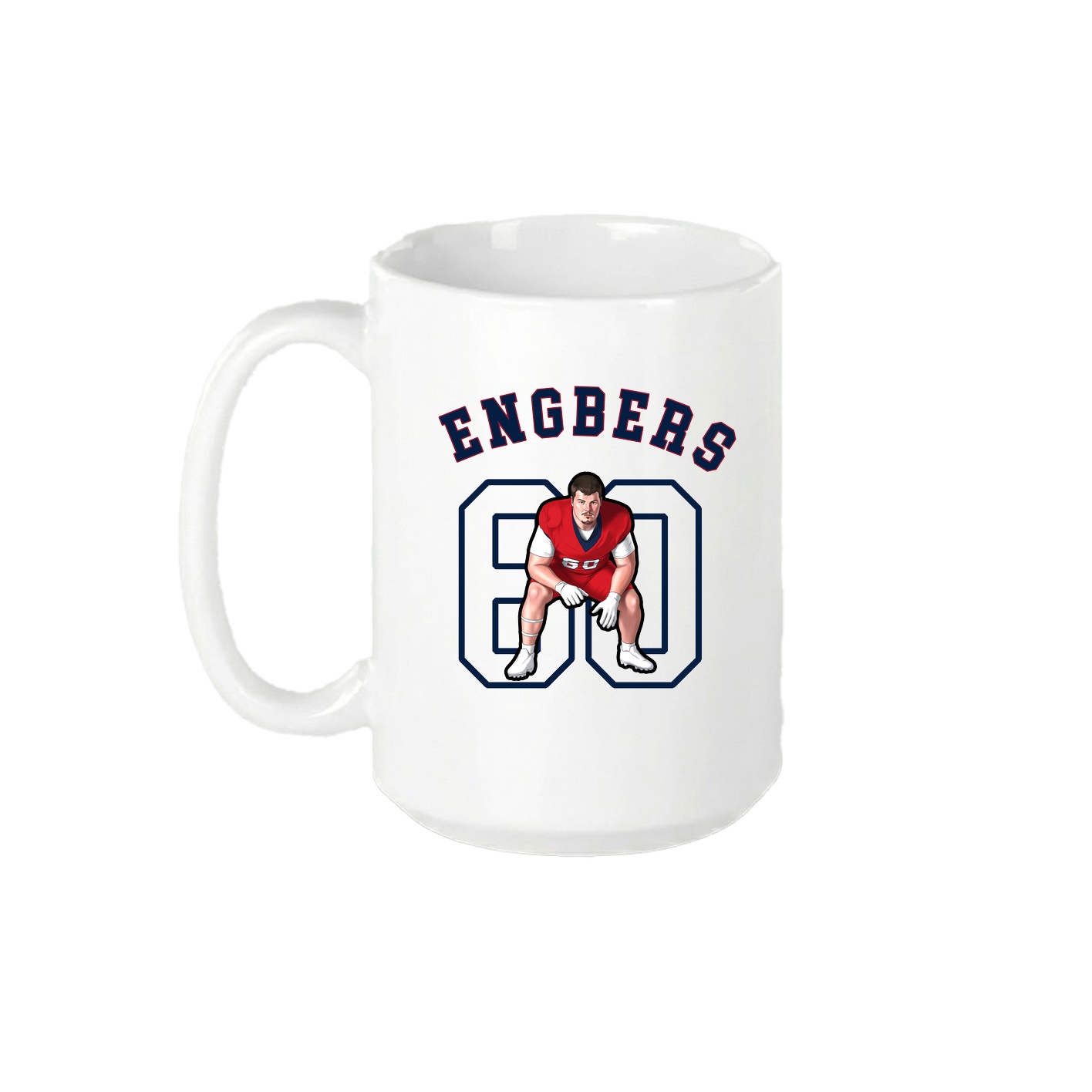 15oz Coffee Mug — Shirsey Arch in White