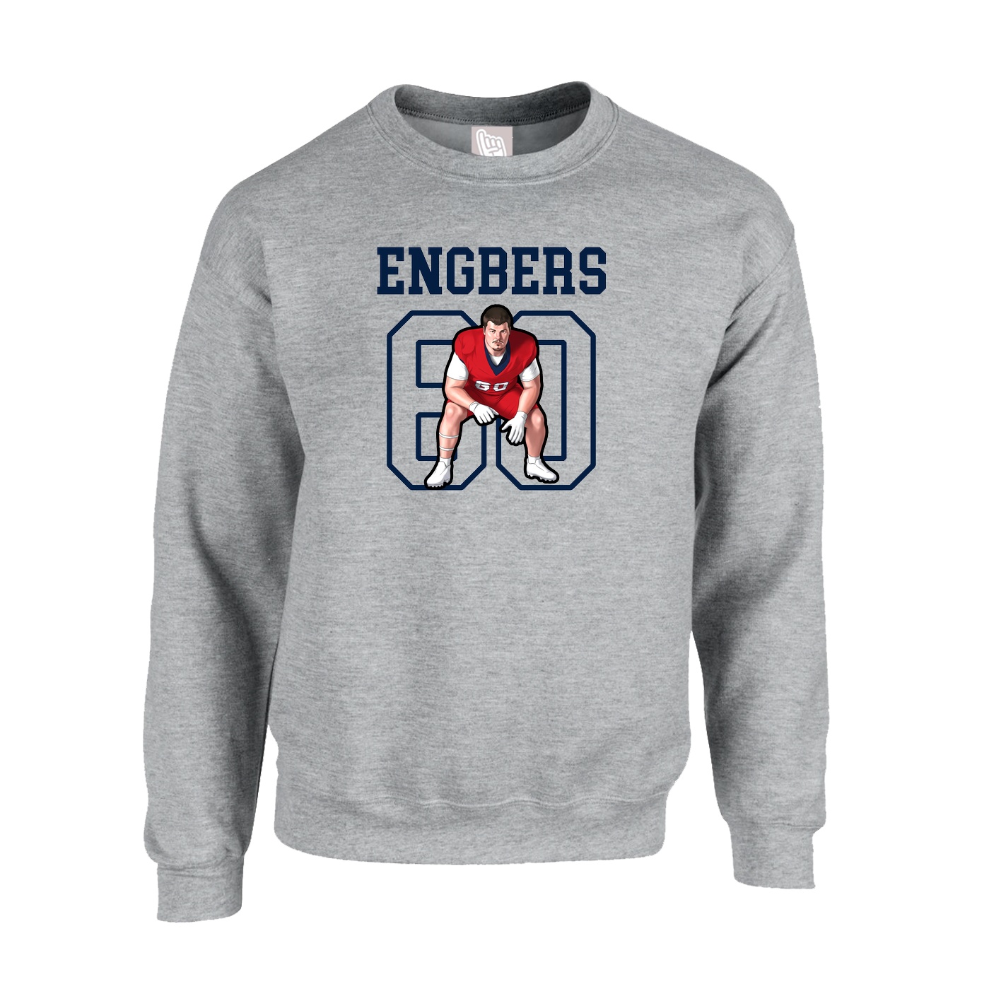 Fleece Crew — Shirsey in Grey