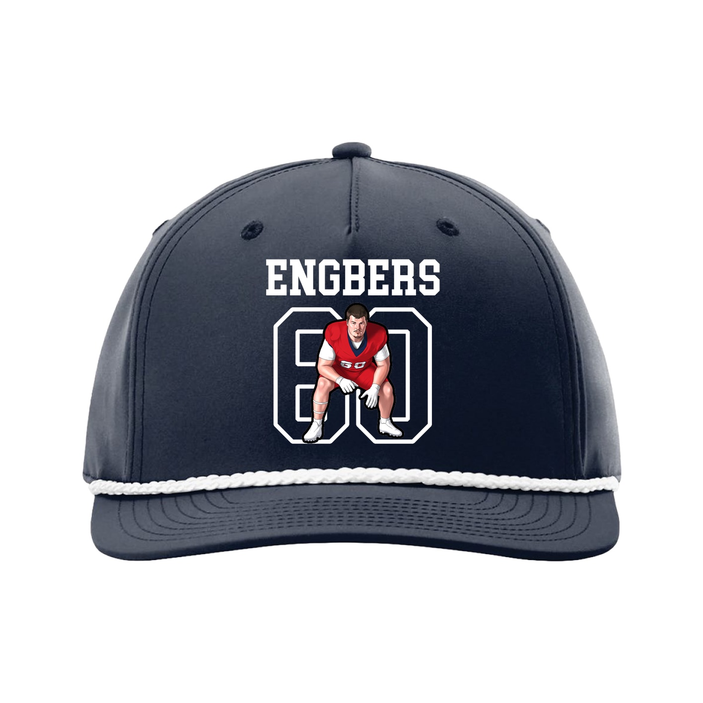 Five-Panel Classic Rope Cap — Shirsey in Navy