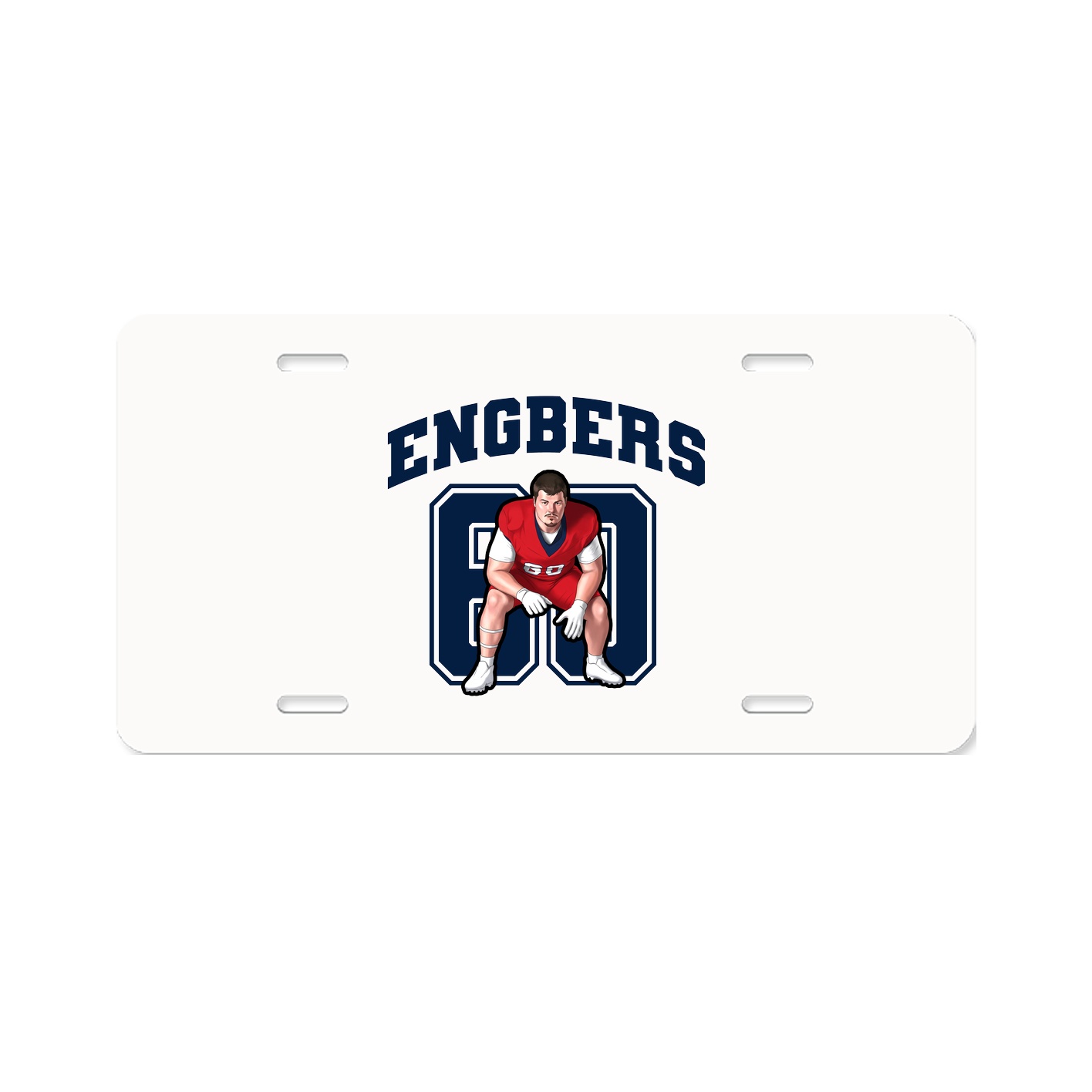 License Plate — Number in Classic