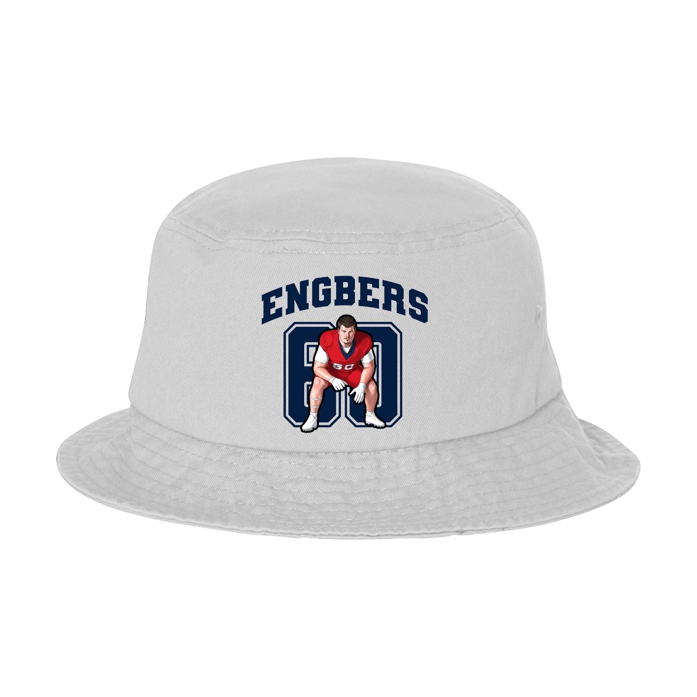 Bucket Cap — Number in White
