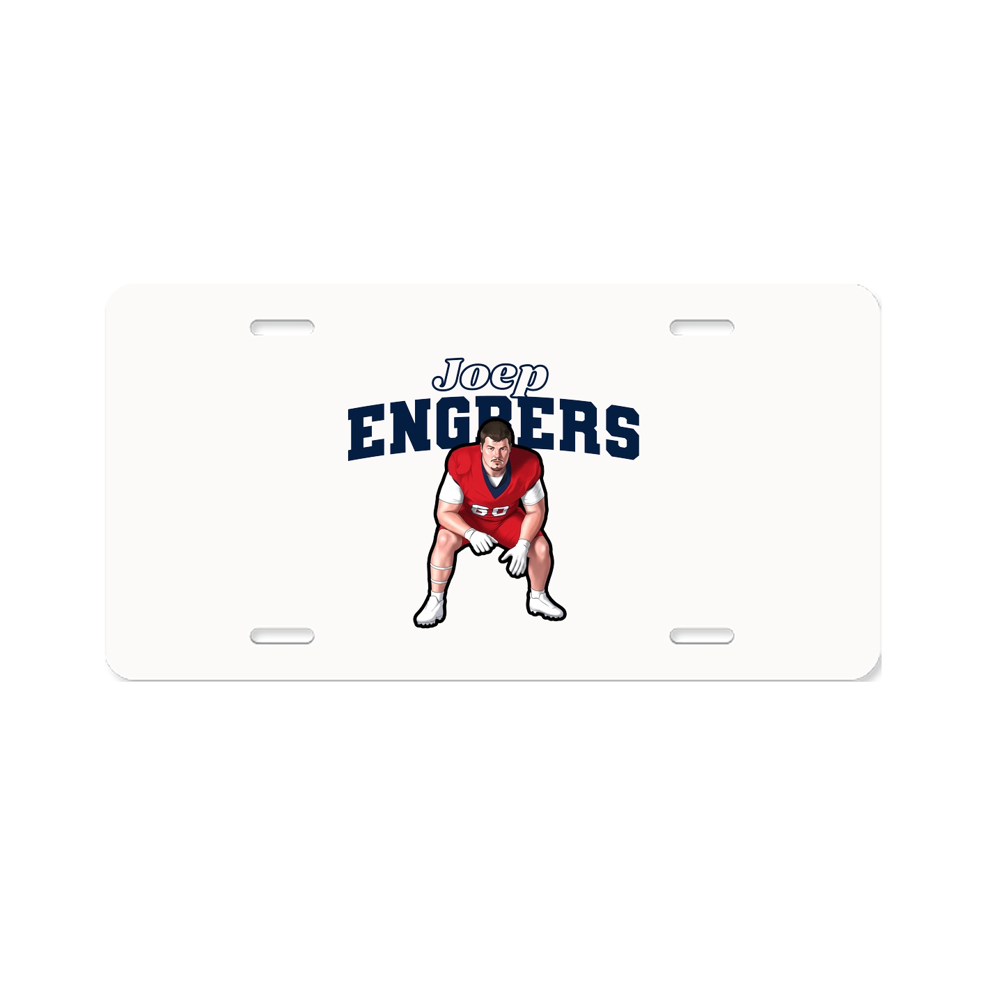 License Plate — Name Arch in Classic