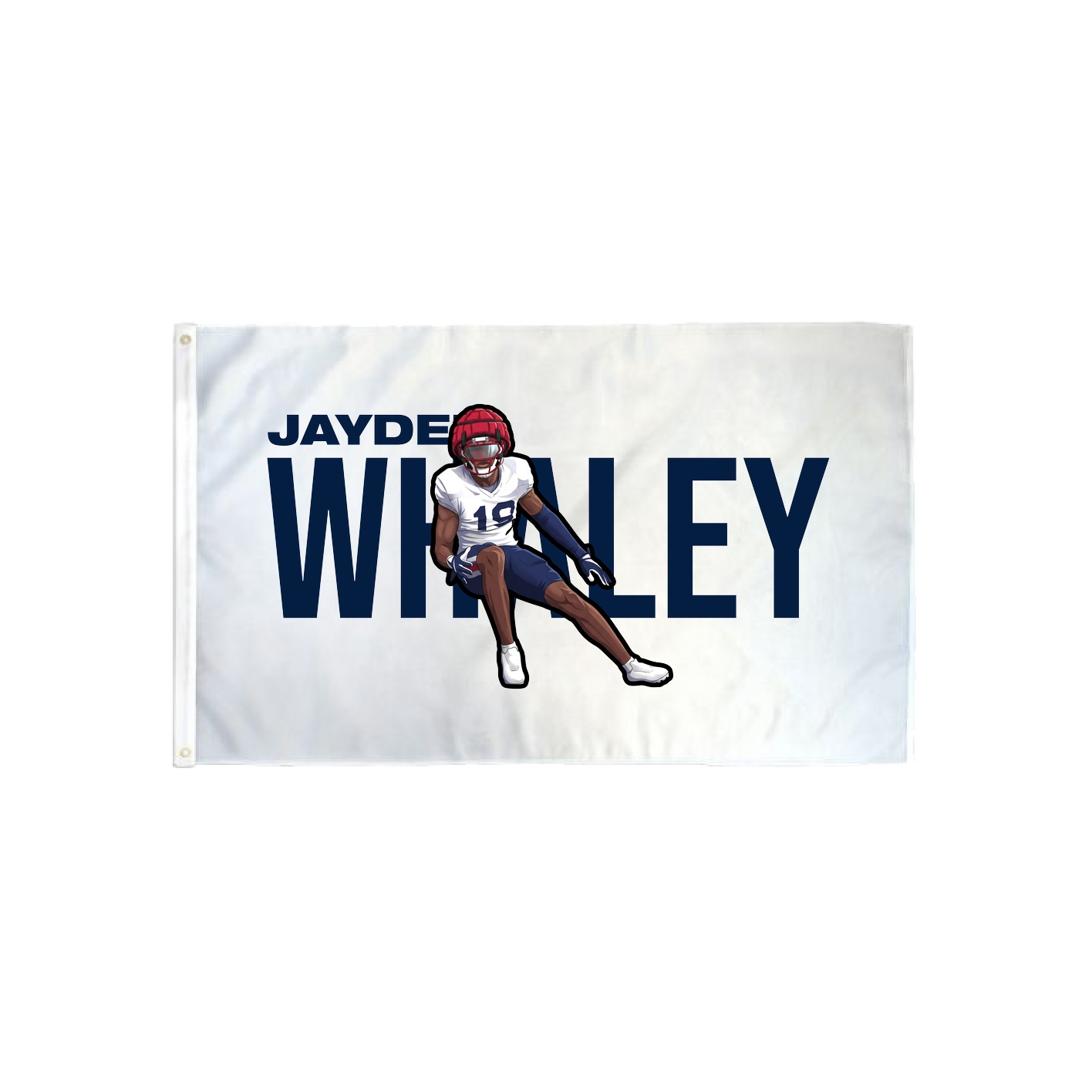 3x5 Flag — Player Name in Classic