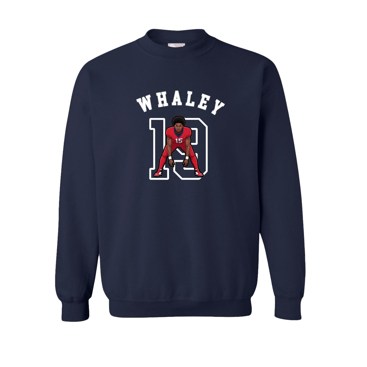 Fleece Crew — Shirsey Arch in Navy
