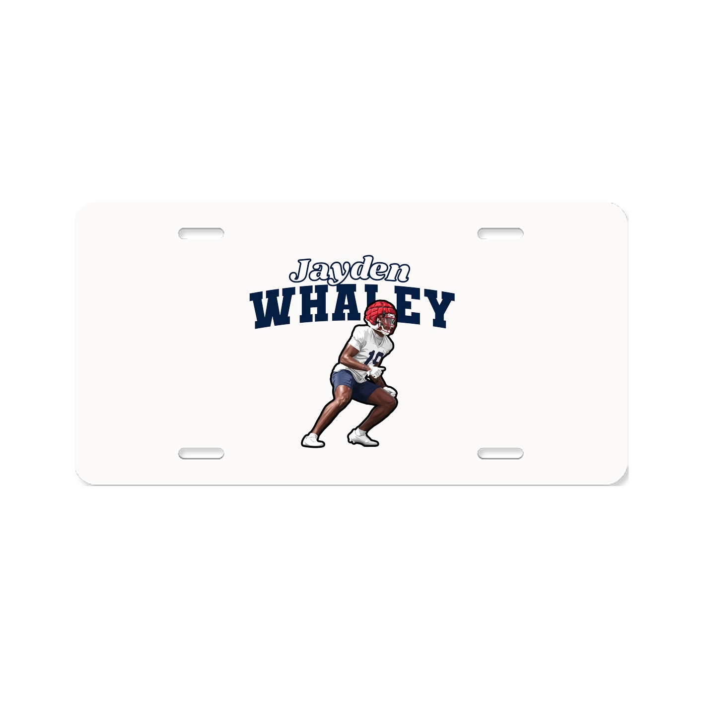 License Plate — Name Arch in Classic