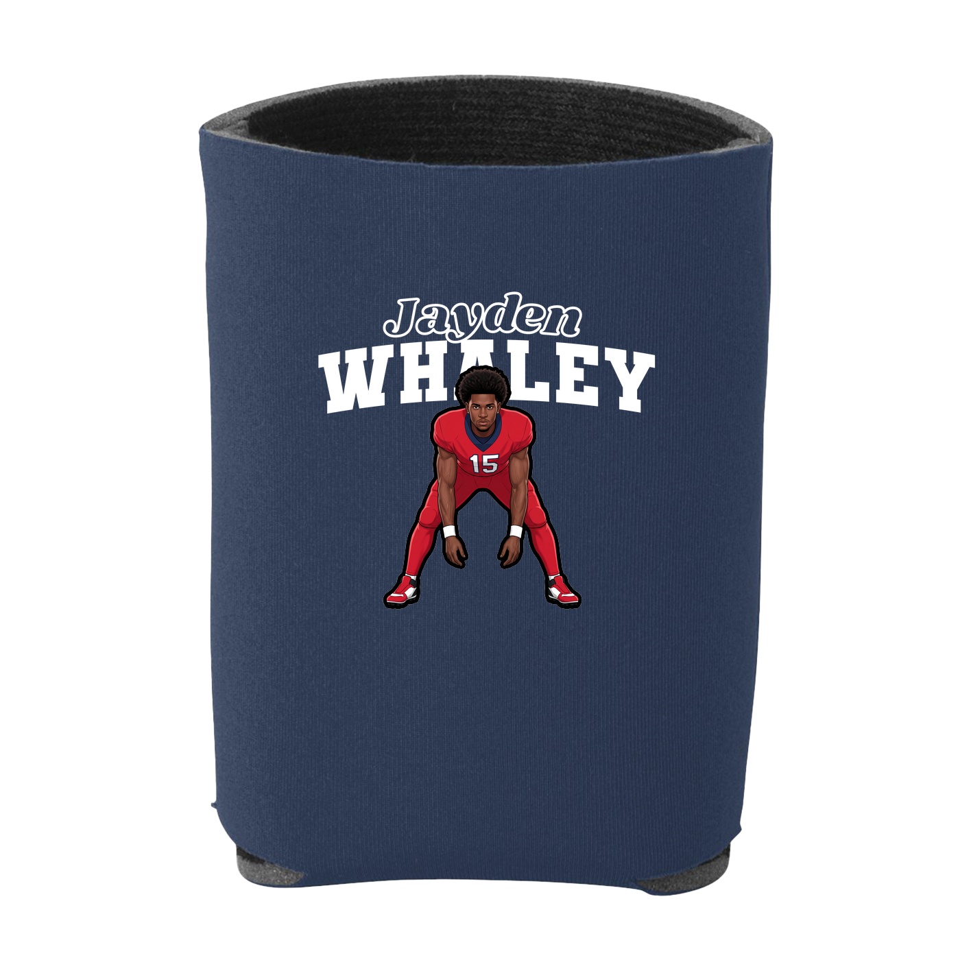 Can Holder — Name Arch in Navy