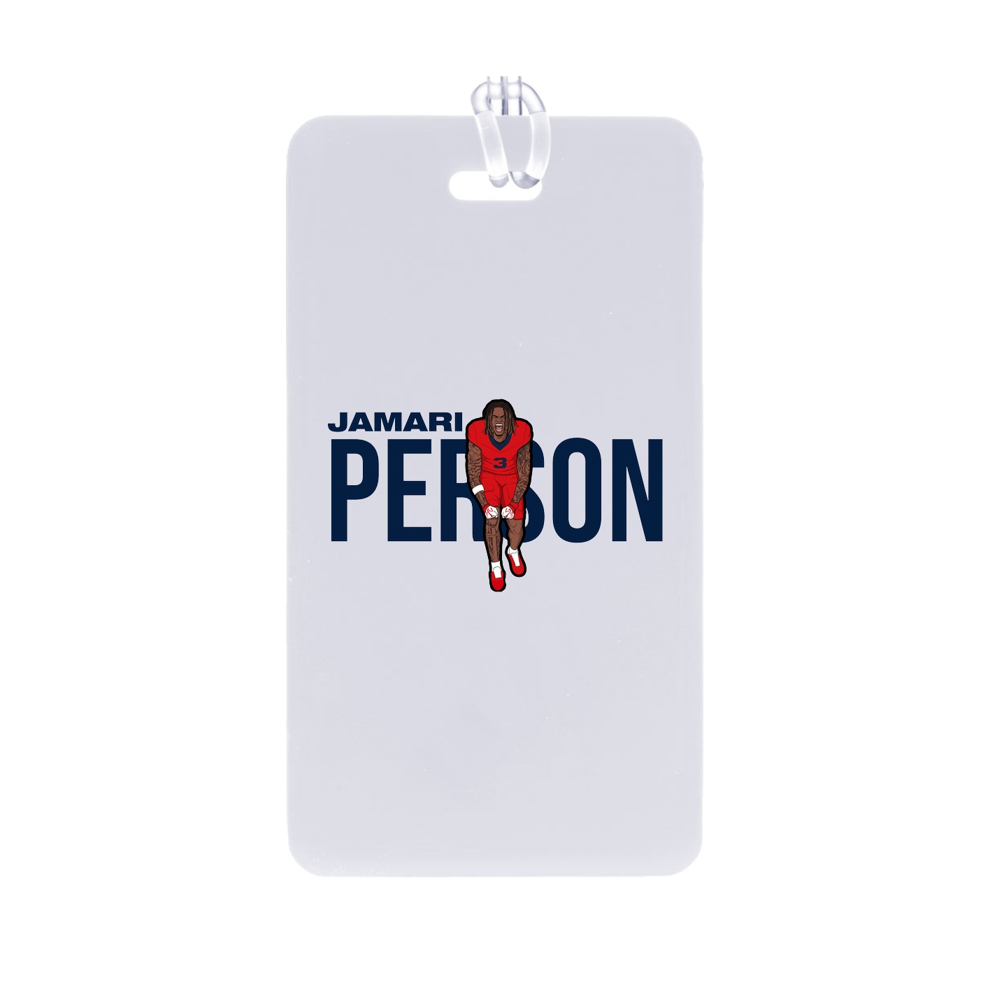 Bag Tag — Player Name in Classic