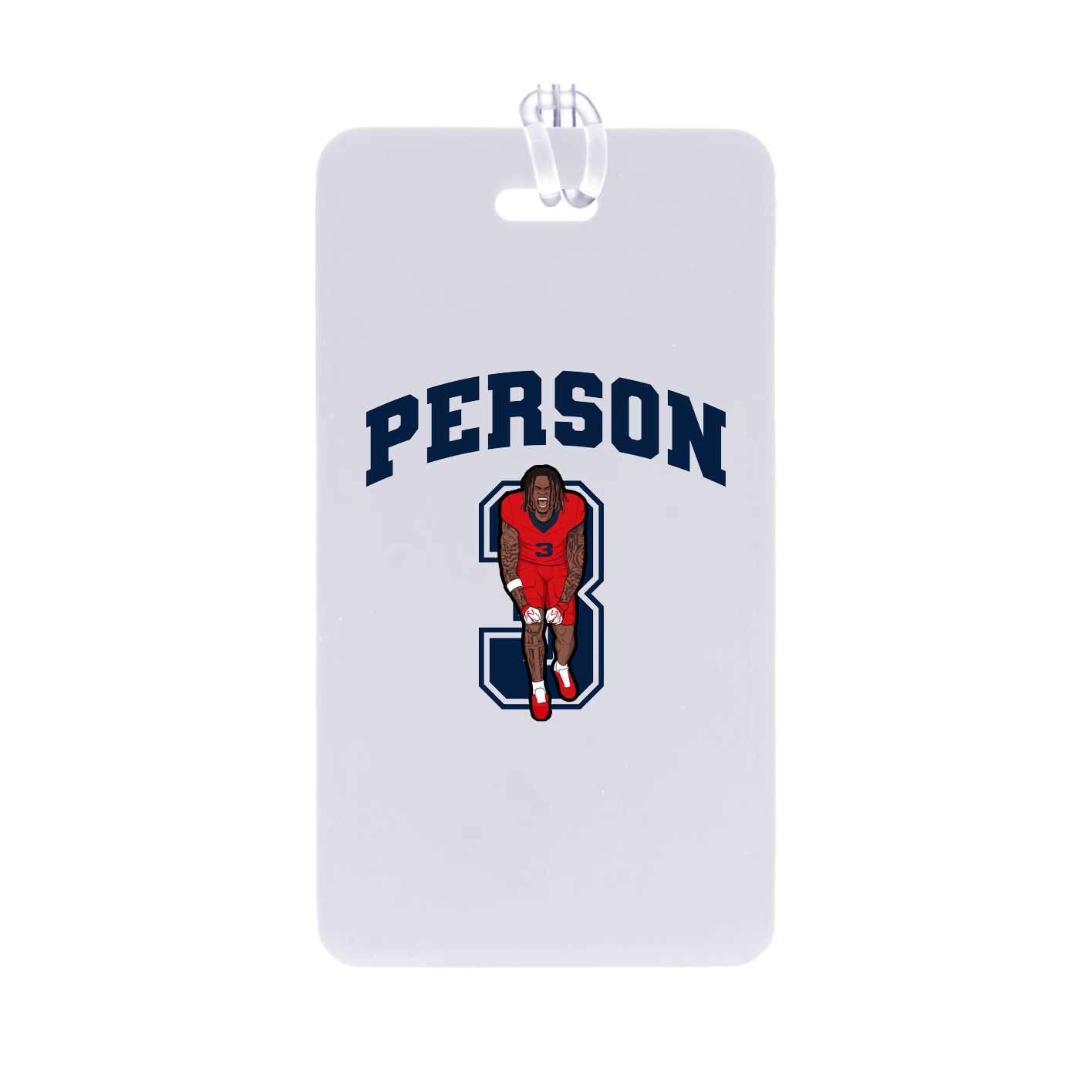 Bag Tag — Number in Classic