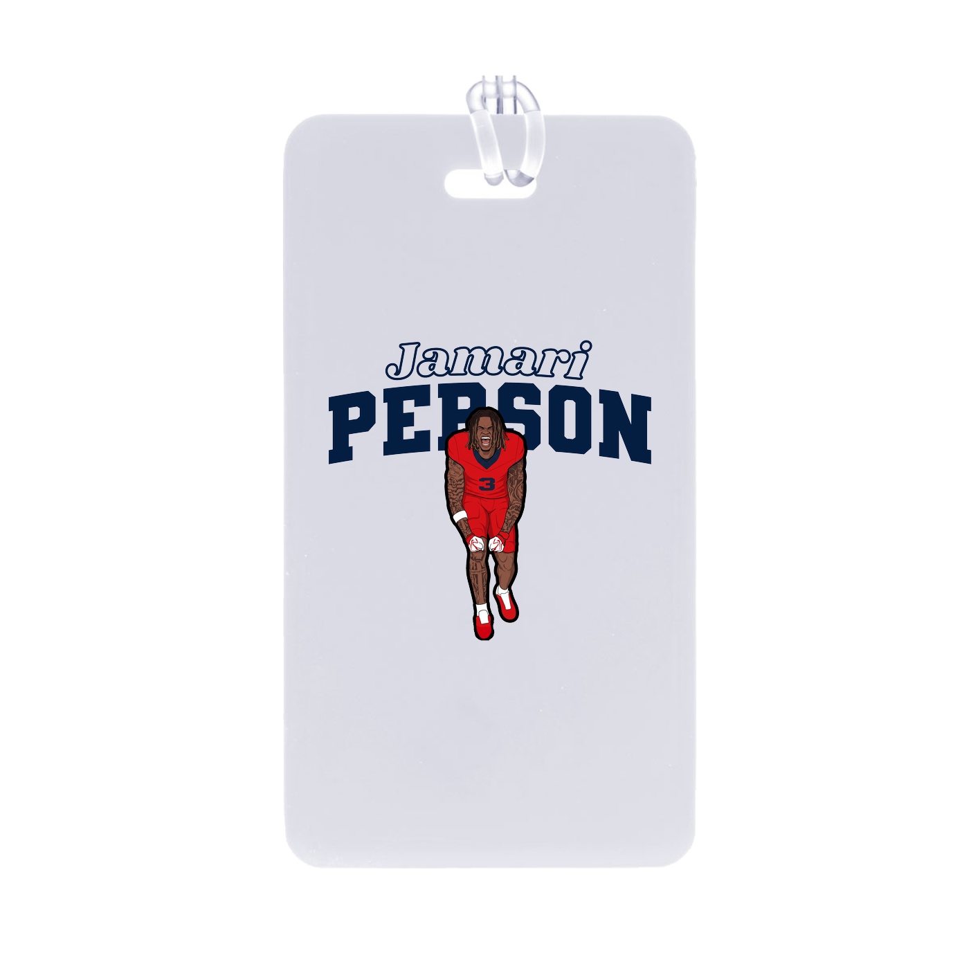 Bag Tag — Name Arch in Classic