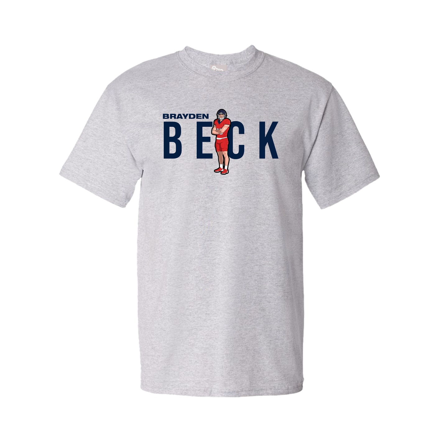 Youth Tee — Player Name in Grey
