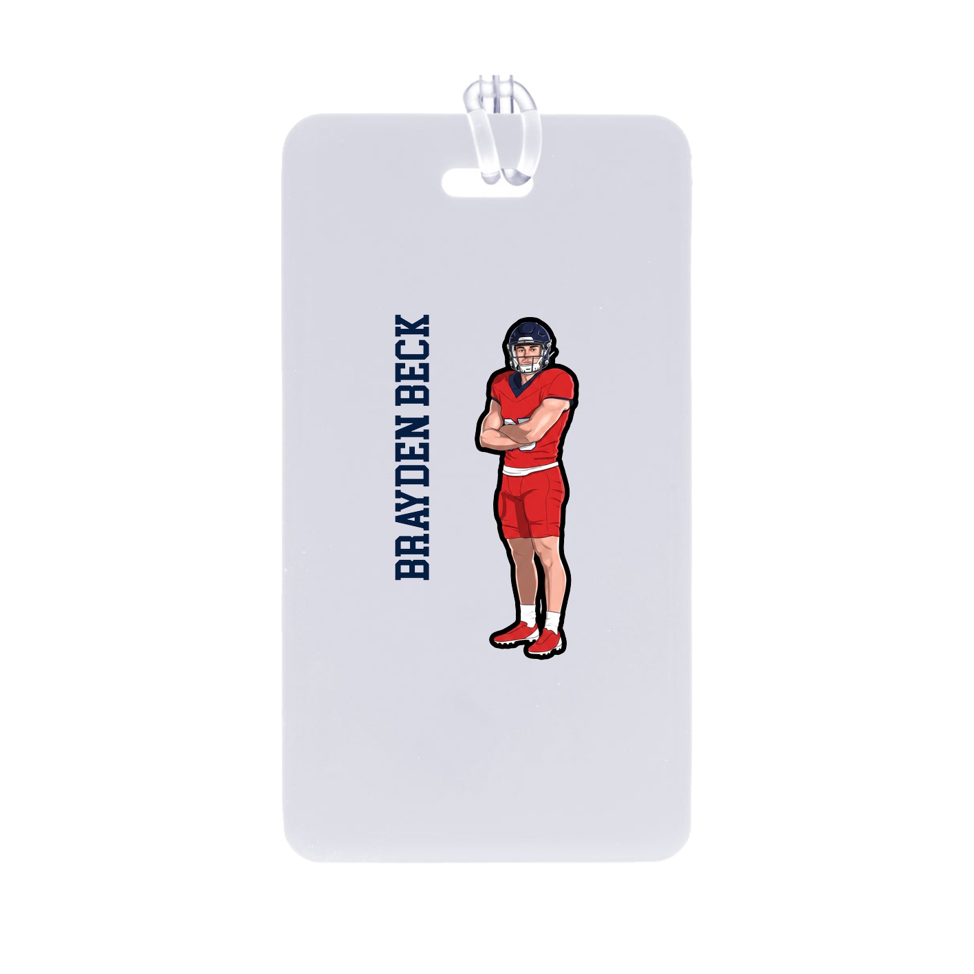 Bag Tag — Name Vertical in Classic