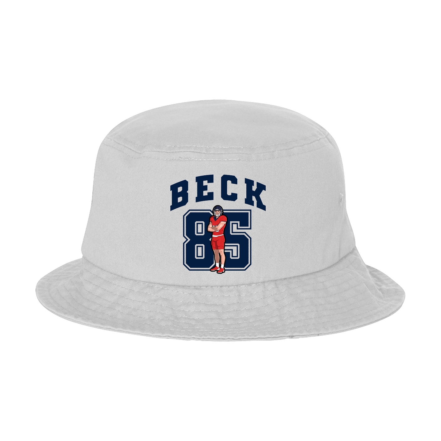 Bucket Cap — Number in White