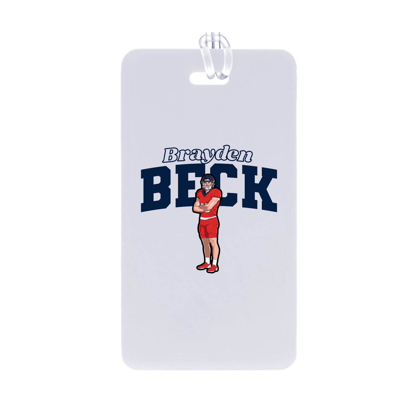 Bag Tag — Name Arch in Classic