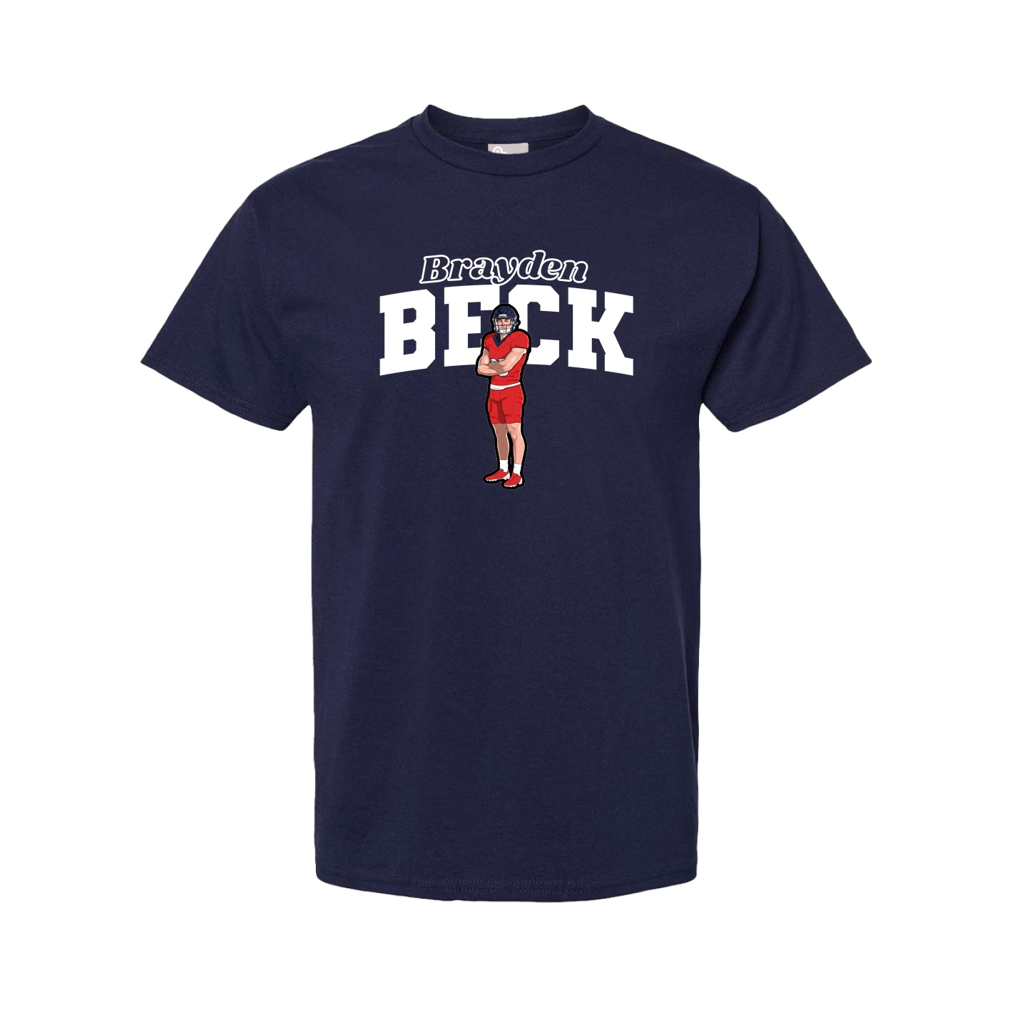 Tee — Name Arch in Navy