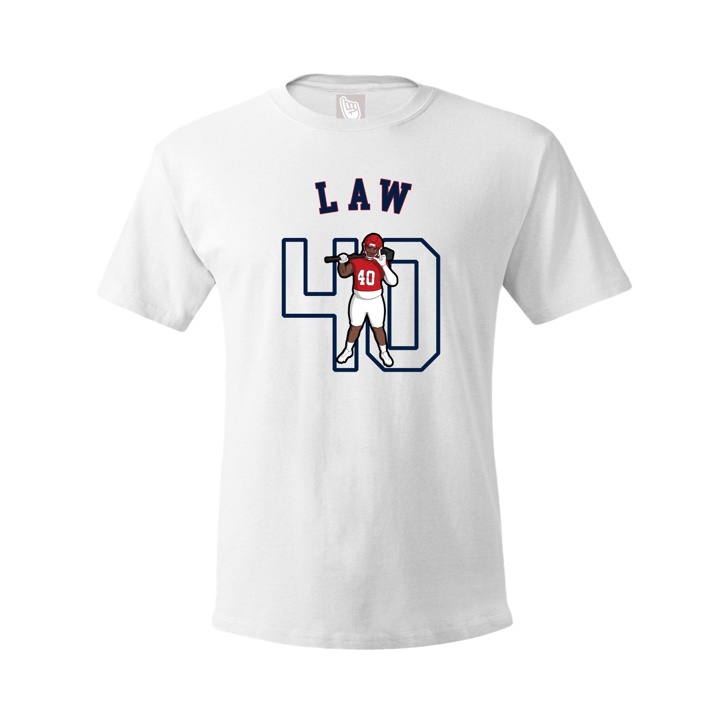 Youth Tee — Shirsey Arch in White