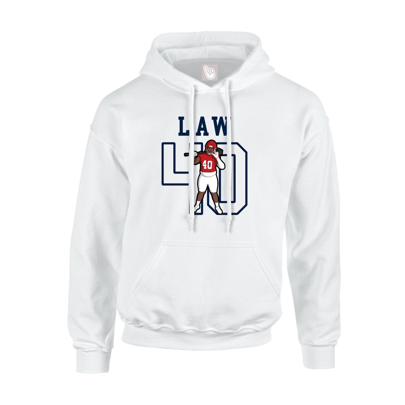 Hoodie — Shirsey in White