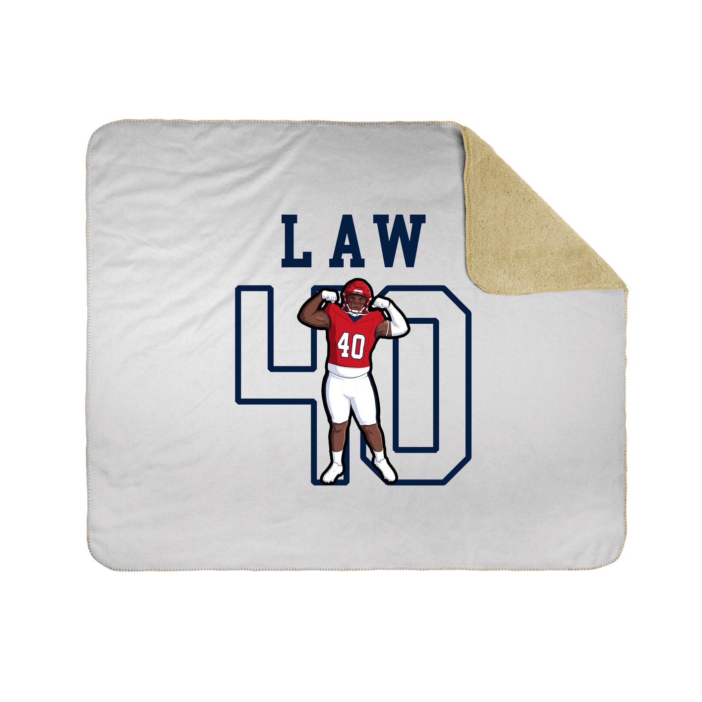 Throw Blanket — Shirsey in White