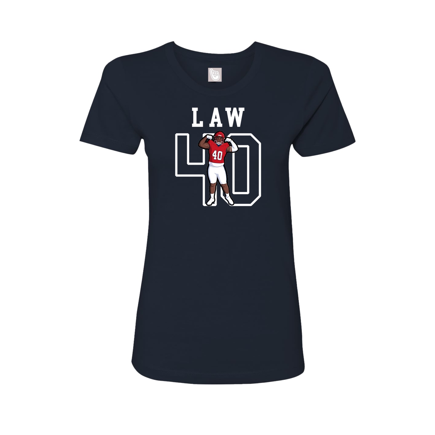 Fitted Women's Tee — Shirsey in Navy