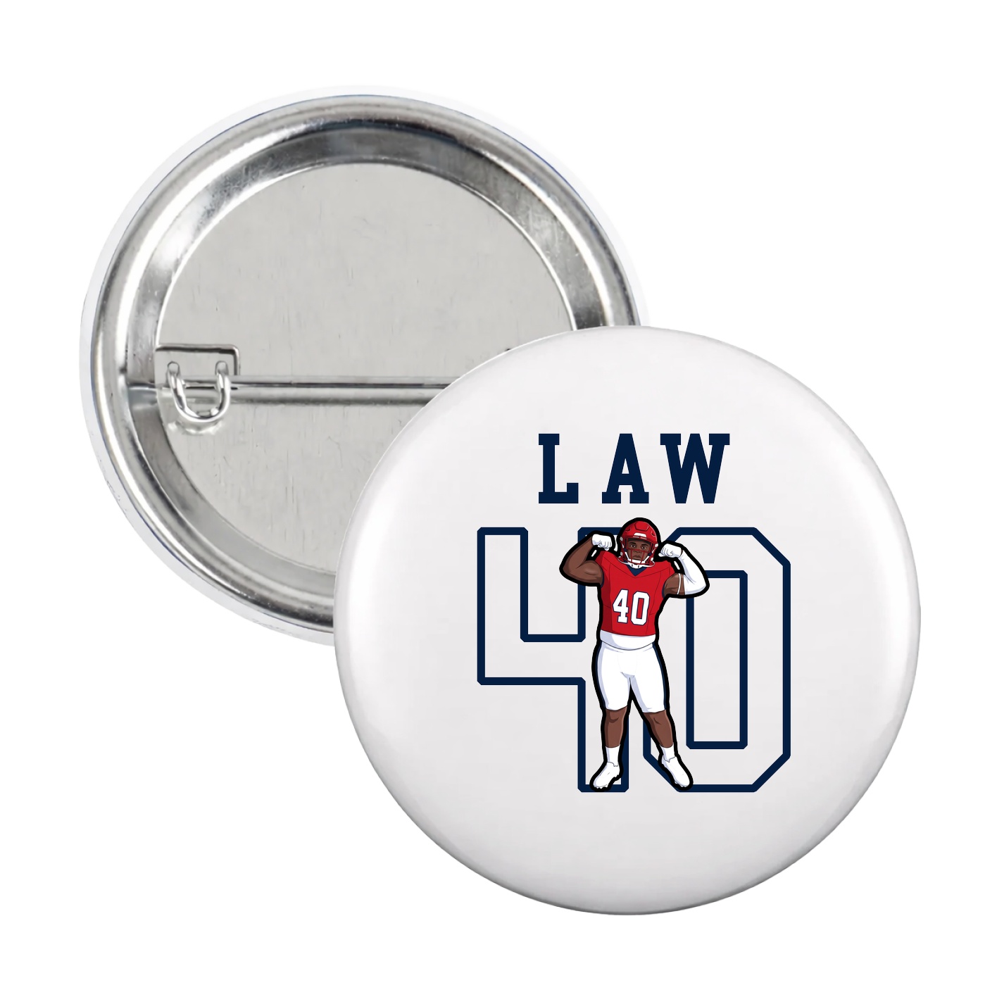 Game Day Button — Shirsey in White