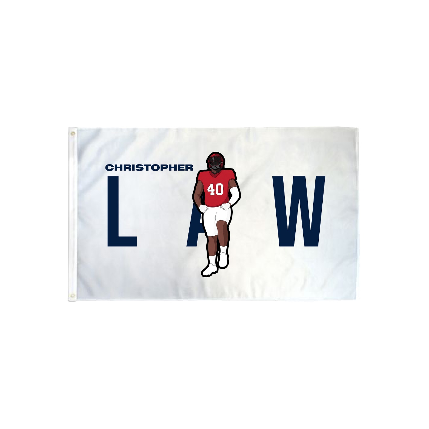 3x5 Flag — Player Name in Classic