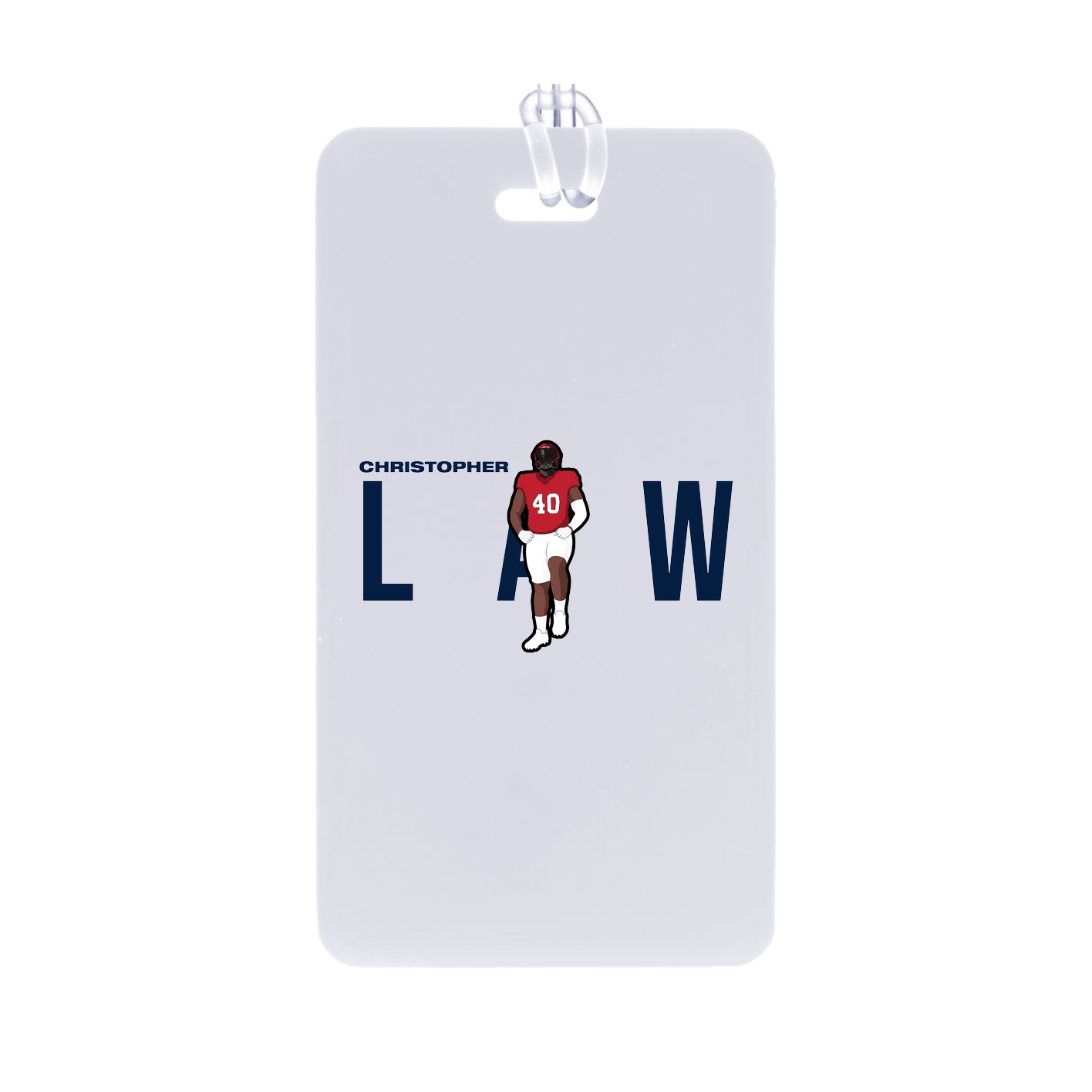 Bag Tag — Player Name in Classic