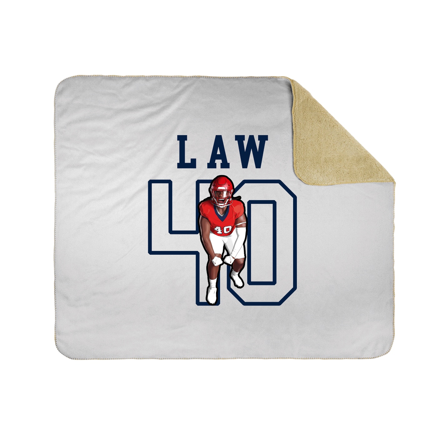 Throw Blanket — Shirsey in White