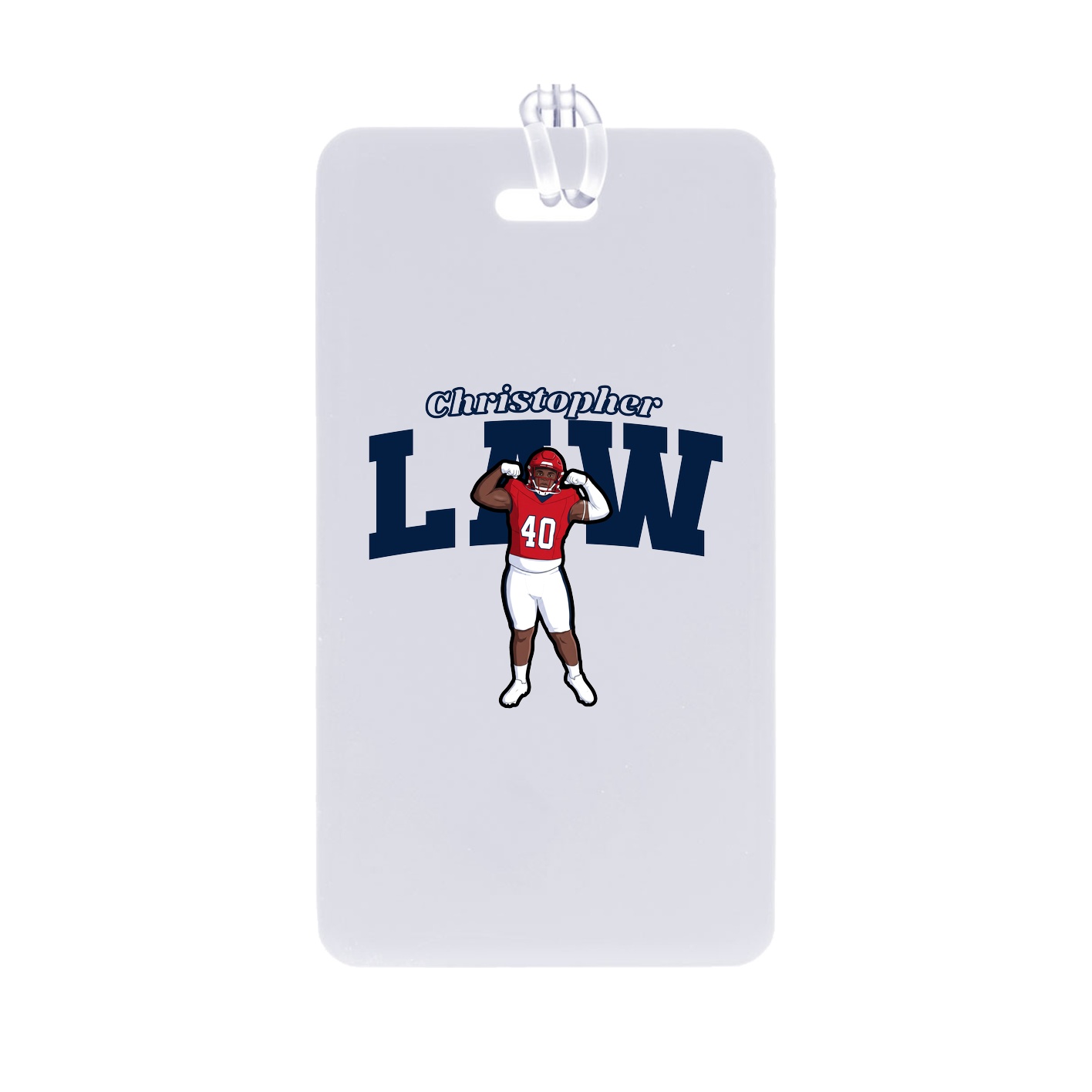 Bag Tag — Name Arch in Classic
