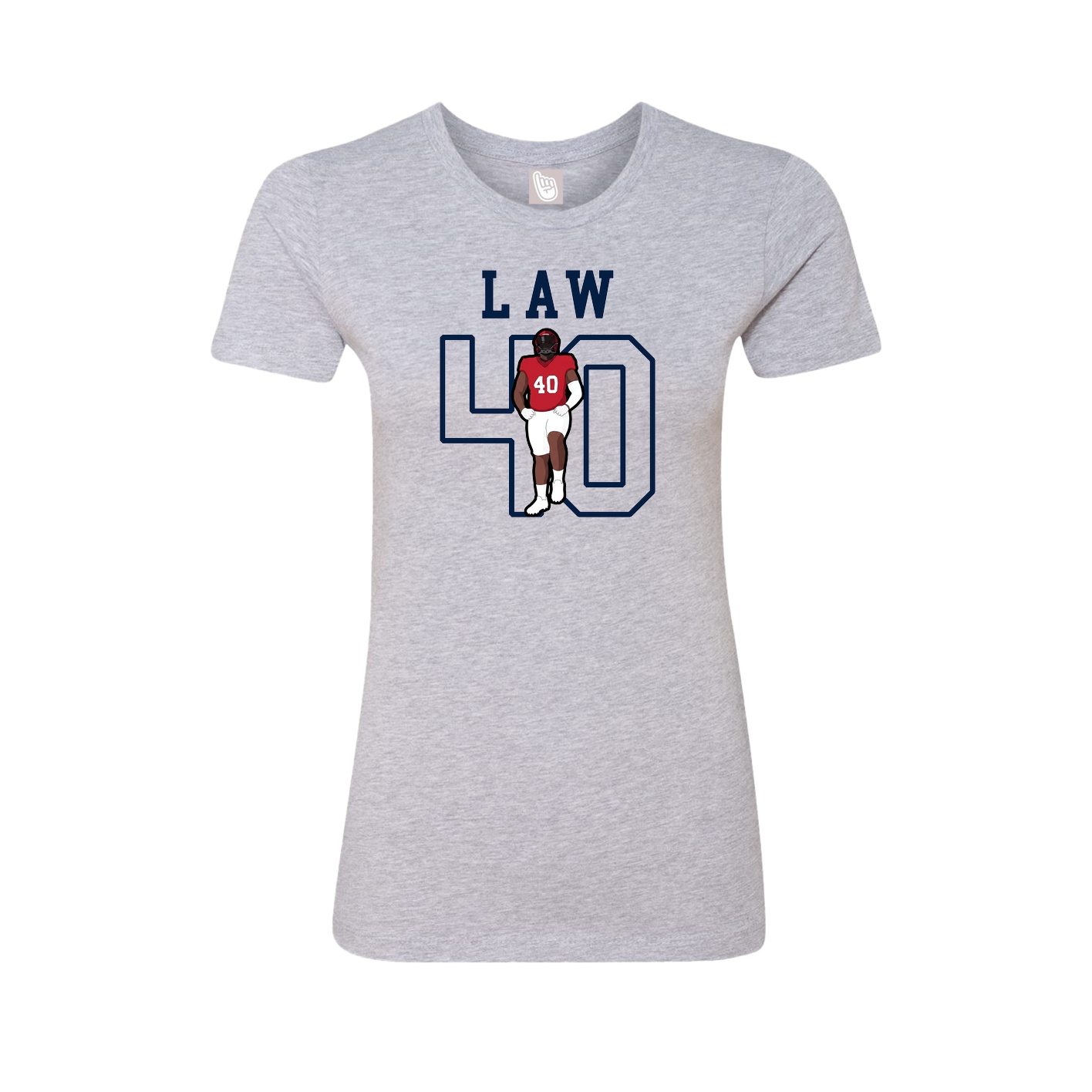 Fitted Women's Tee — Shirsey in Grey