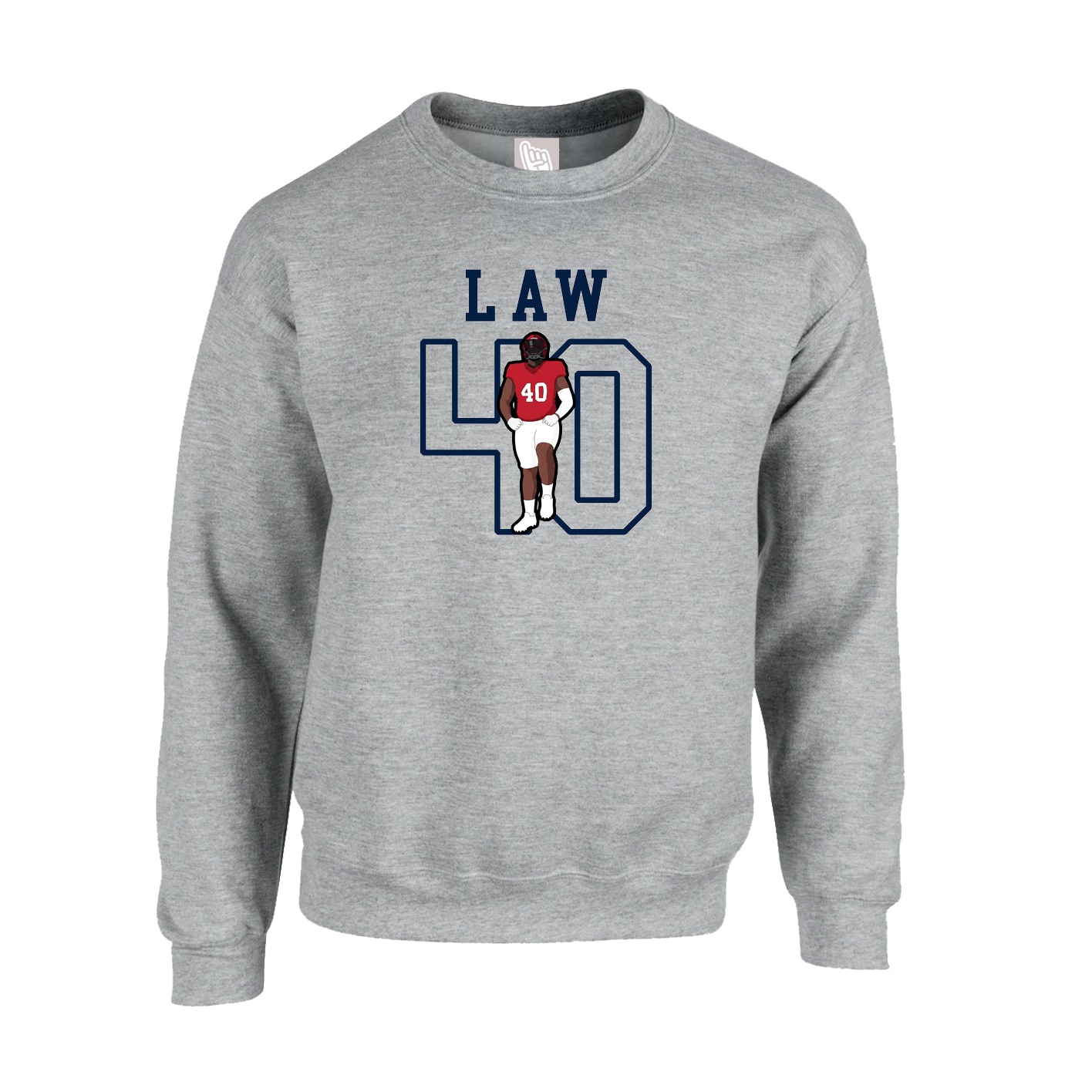 Fleece Crew — Shirsey in Grey