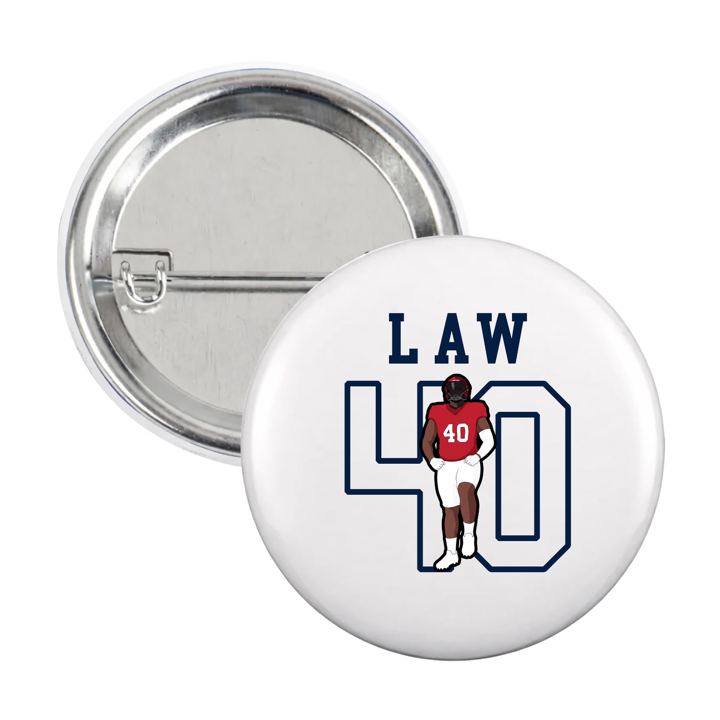 Game Day Button — Shirsey in White